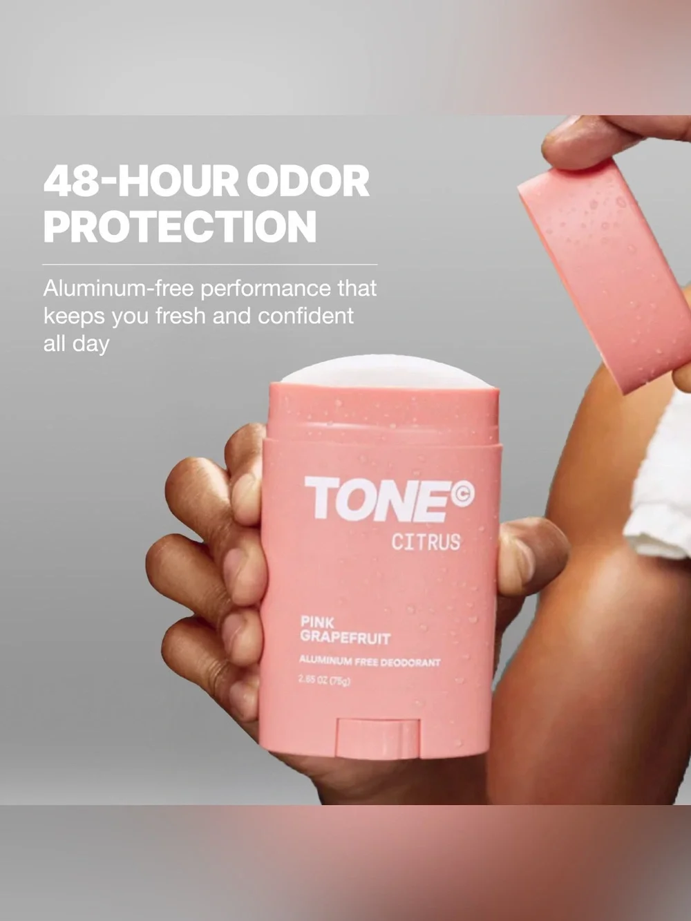 TONE Citrus DEODORANT & On The Go COLOGNE ~ Pink Grapefruit ~ Full Size ~ New